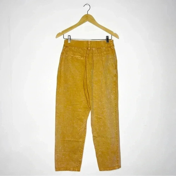 Young Fabulous and Broke YFB Khaki High Waisted Straight Leg Pants Size Medium - Picture 8 of 8